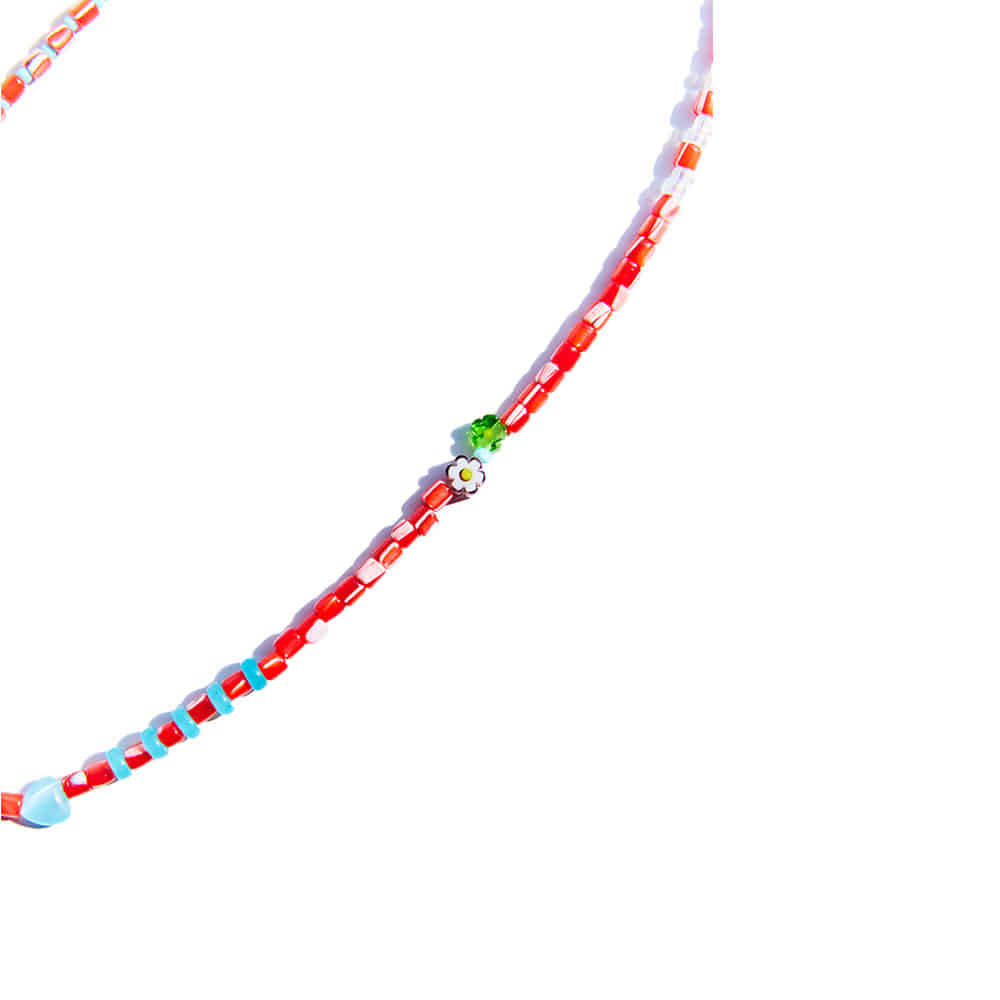 MOTHER OF PEARL DAiSY NECKLACE #118