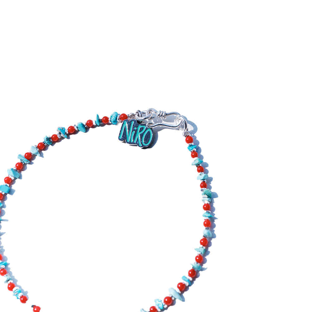CAREN SiLVER CORAL BRACELET #120