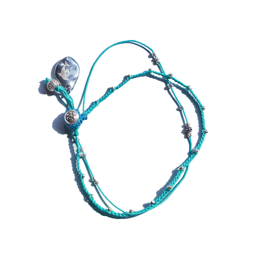 CAREN SiLVER DOLPHiN BRACELET #121