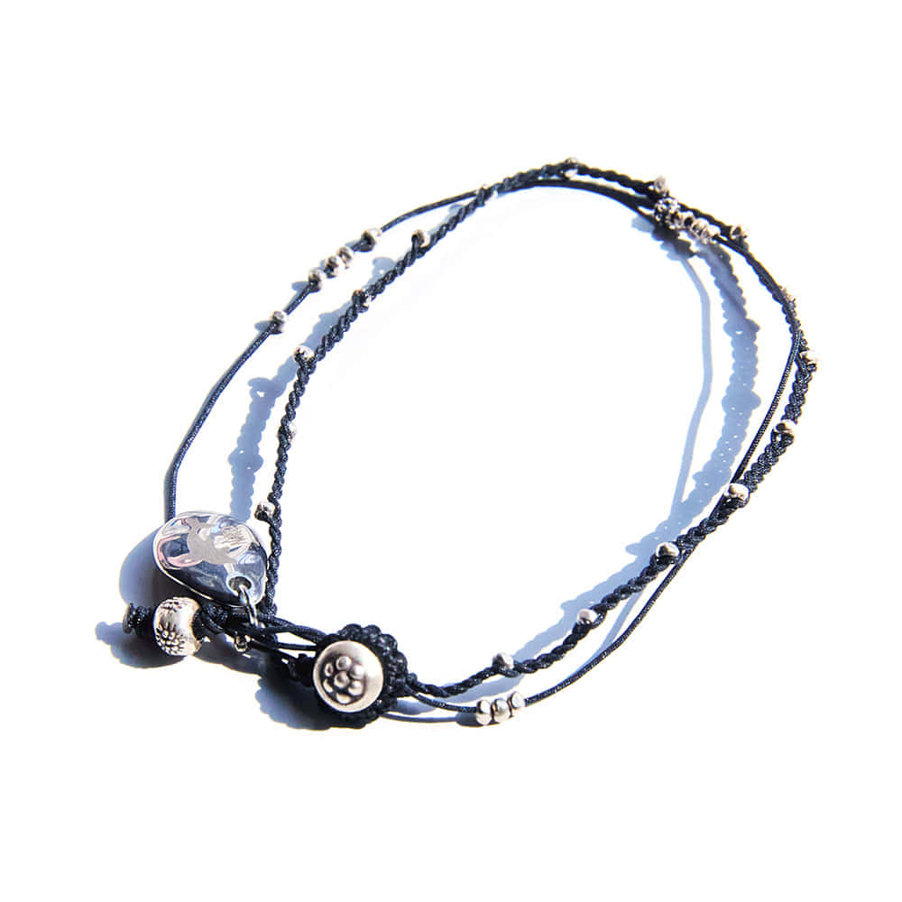 CAREN SiLVER DOLPHiN BRACELET #121