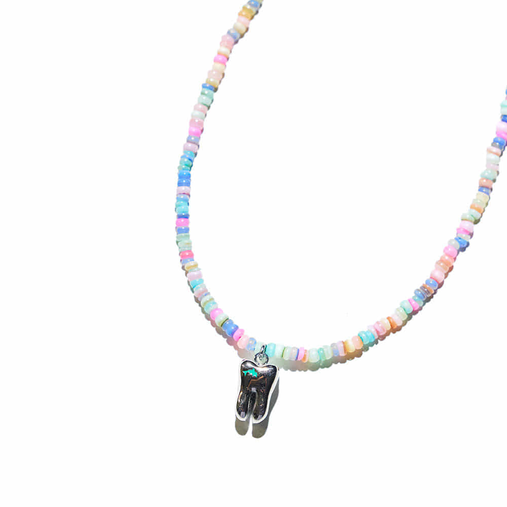 MOLAR DOLPHiN MOTHER OF PEARL NECKLACE #122