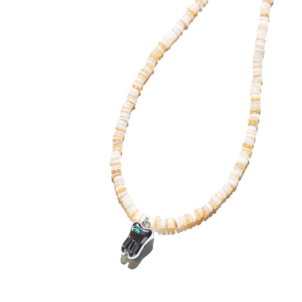 MOLAR DOLPHiN MOTHER OF PEARL NECKLACE #122