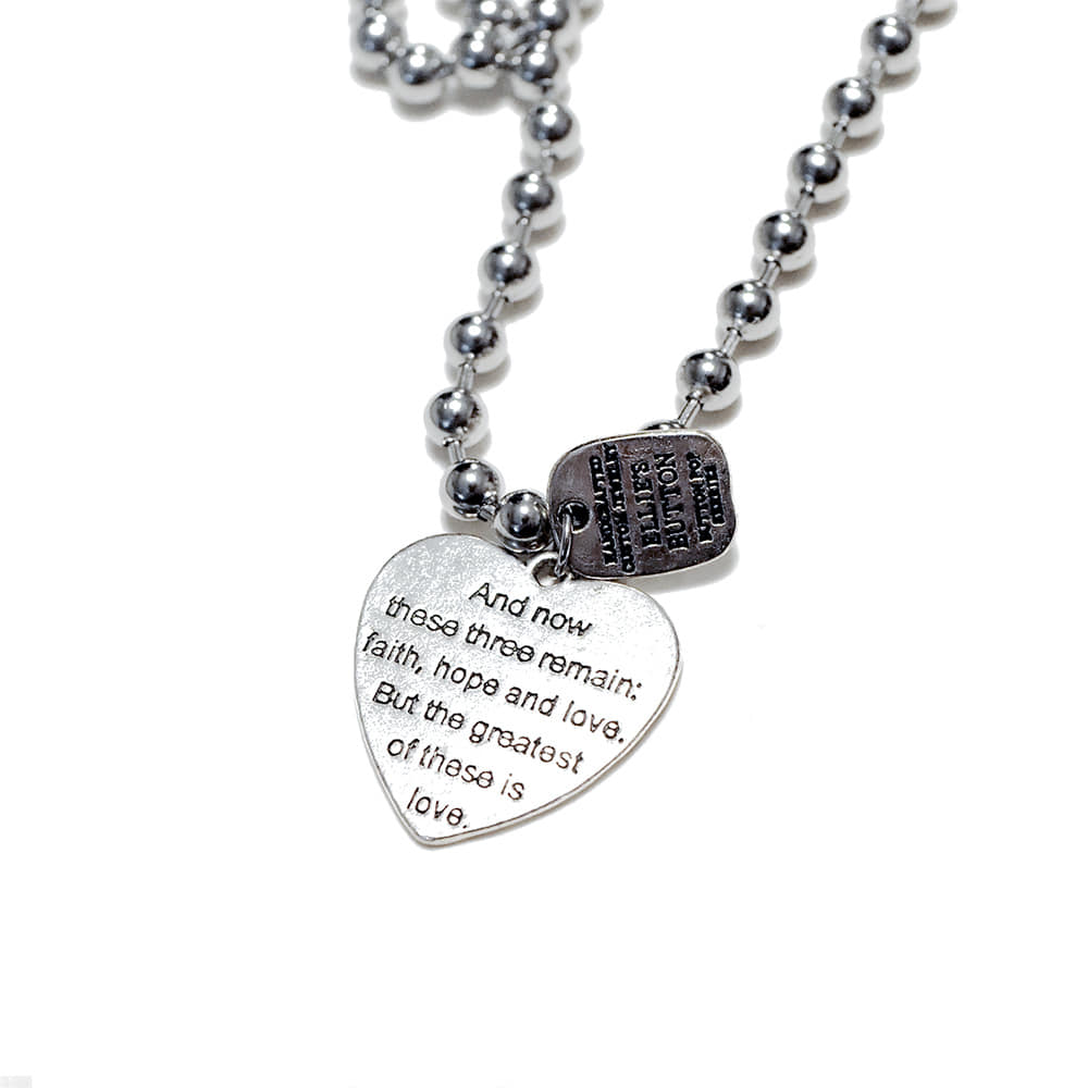HEART SQUARE NECKLACE #22