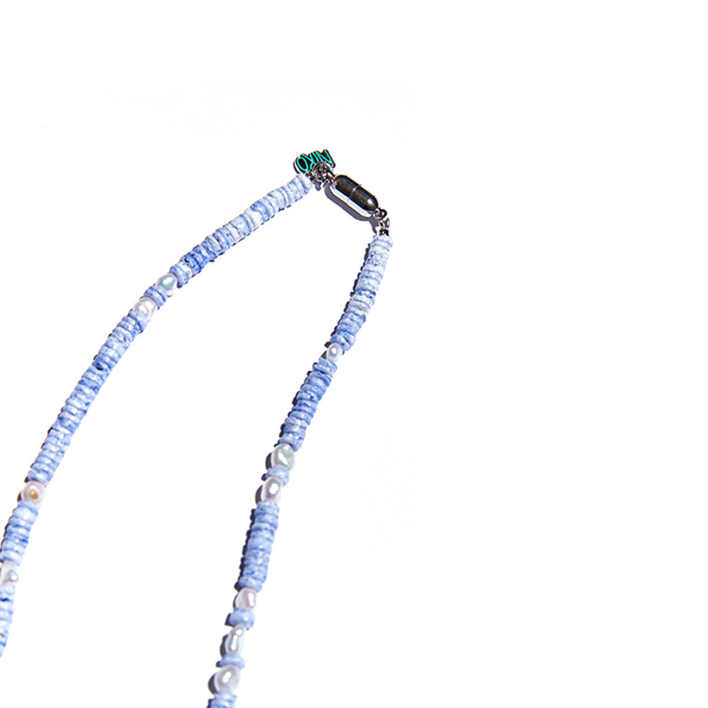 PURPLE MOTHER OF PEARL NECKLACE #71