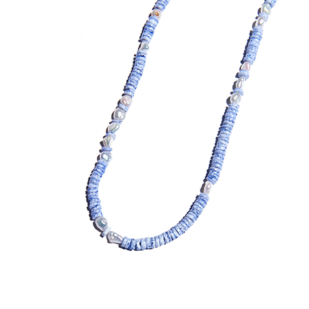 PURPLE MOTHER OF PEARL NECKLACE #71