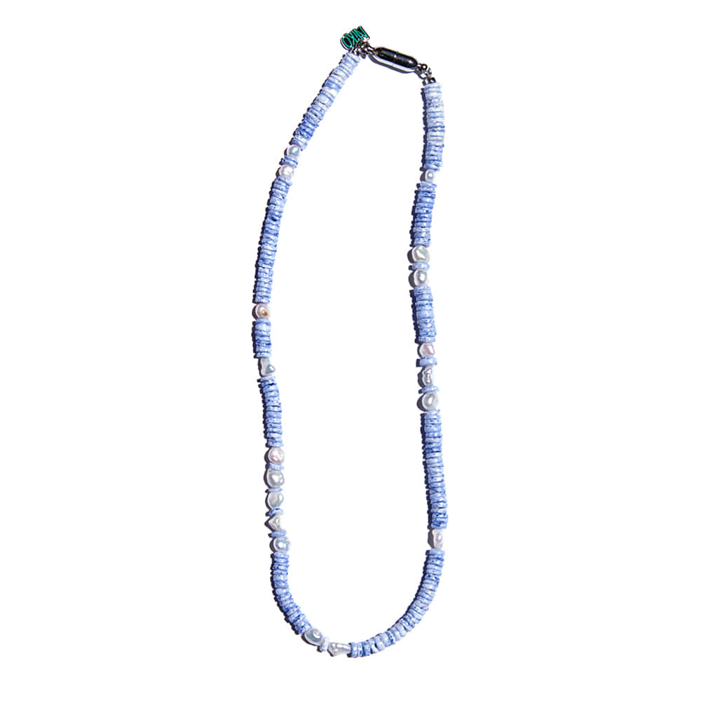 PURPLE MOTHER OF PEARL NECKLACE #71