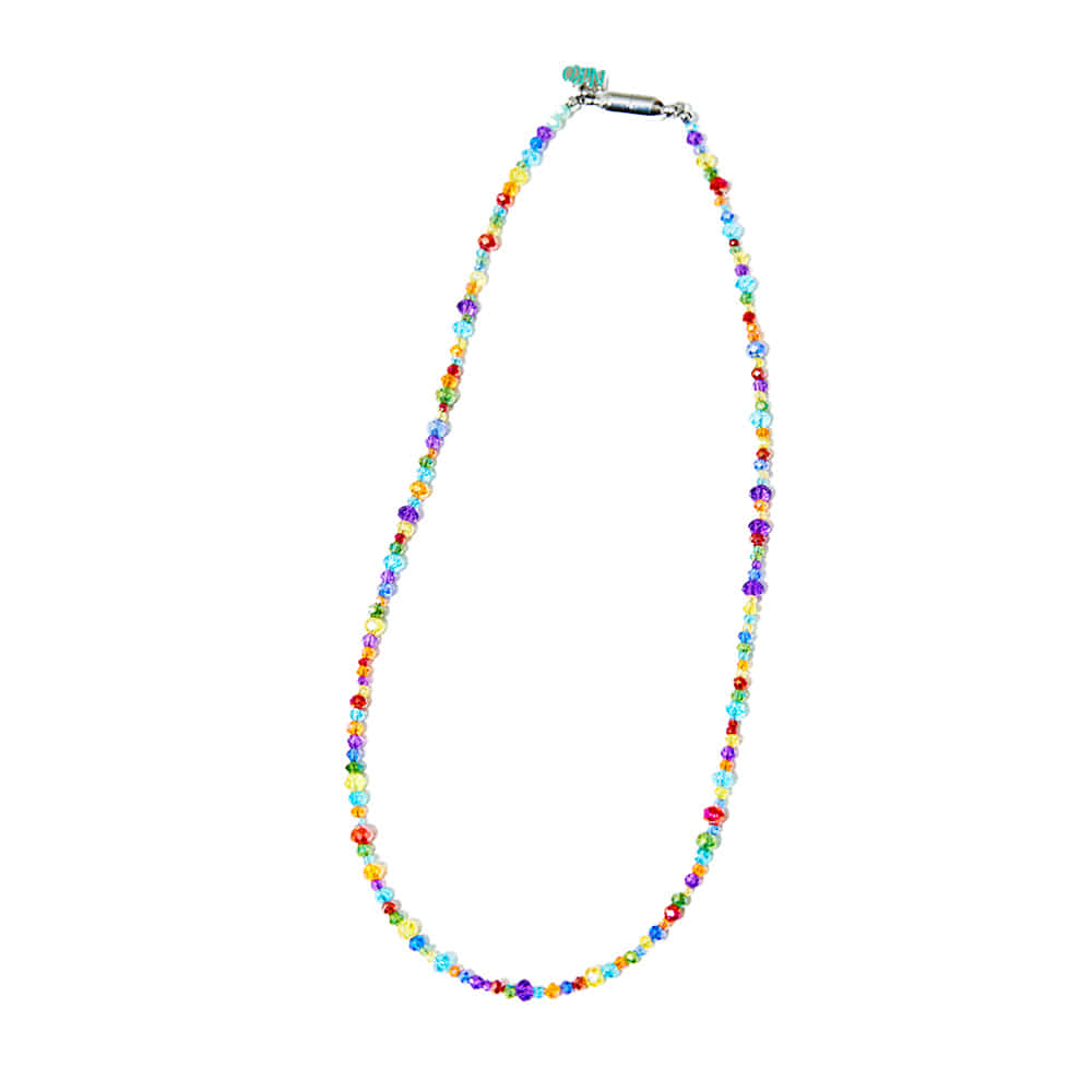 RAiNBOW BLiNG BEADS NECKLACE #57