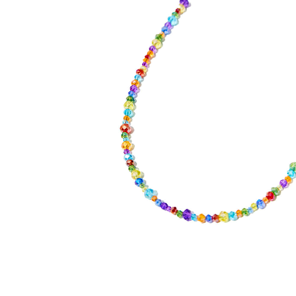 RAiNBOW BLiNG BEADS NECKLACE #57
