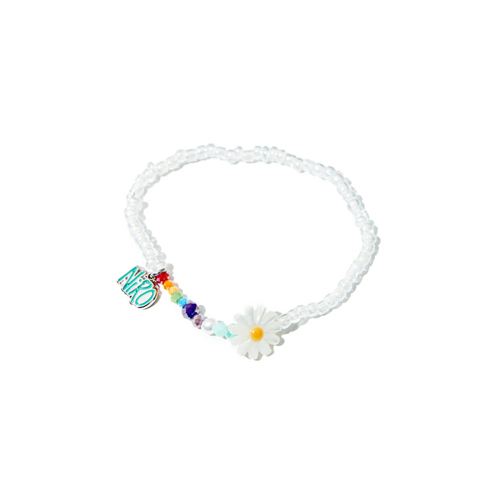 RAiNBOW DAiSY BEADS BRACELET #61