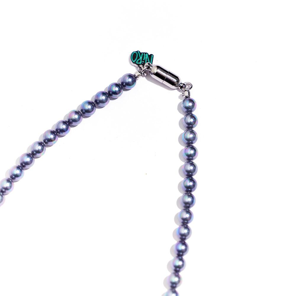 SURGiCAL HEART RABBiT BLACK PEARL NECKLACE #94