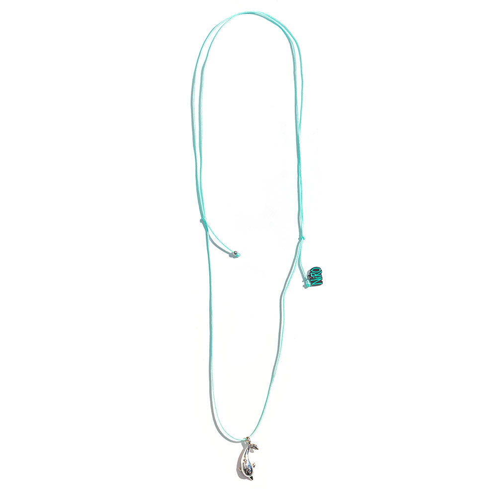 SiLVER DOLPHiN NECKLACE #112