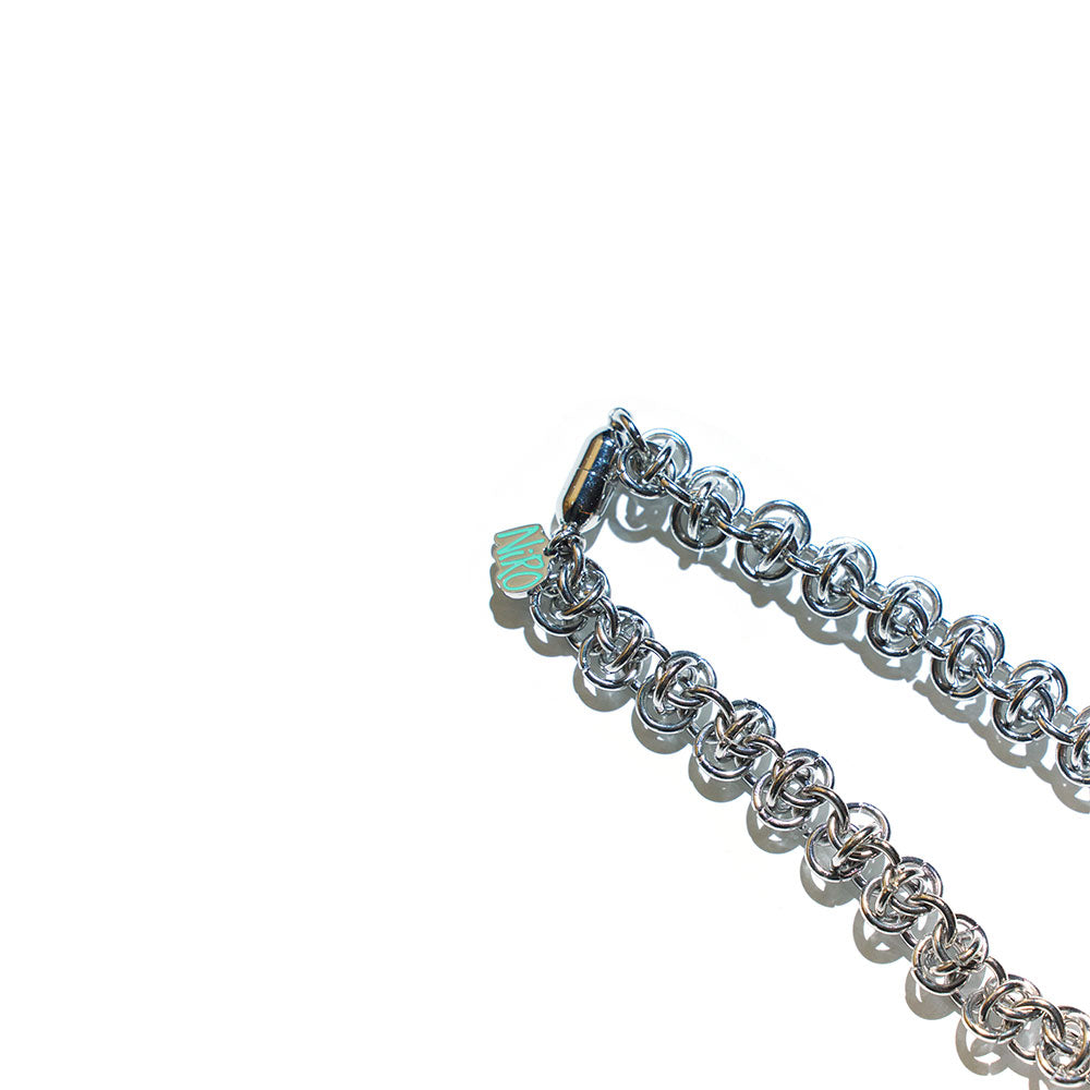 ZiRCONiUM CROSS BYZANTiNE CHAiN NECKLACE #110