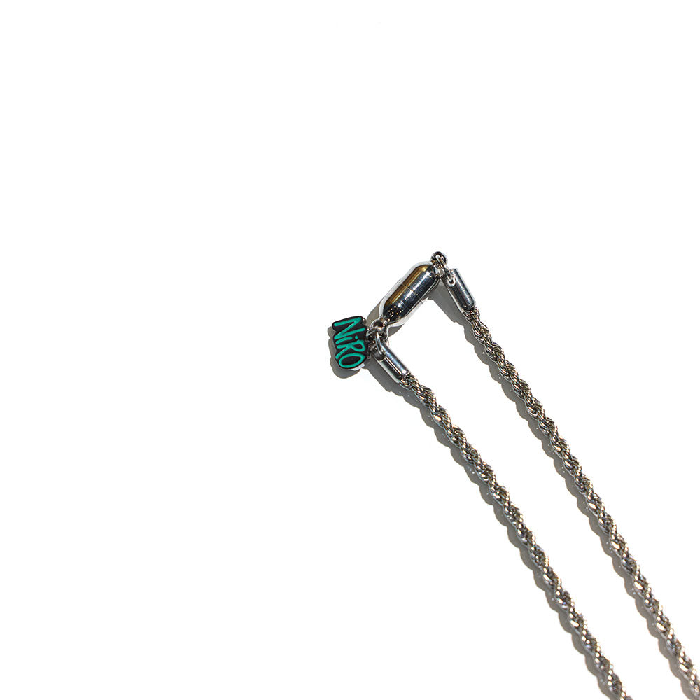 ZiRCONiUM CROSS ROPE CHAiN NECKLACE #111