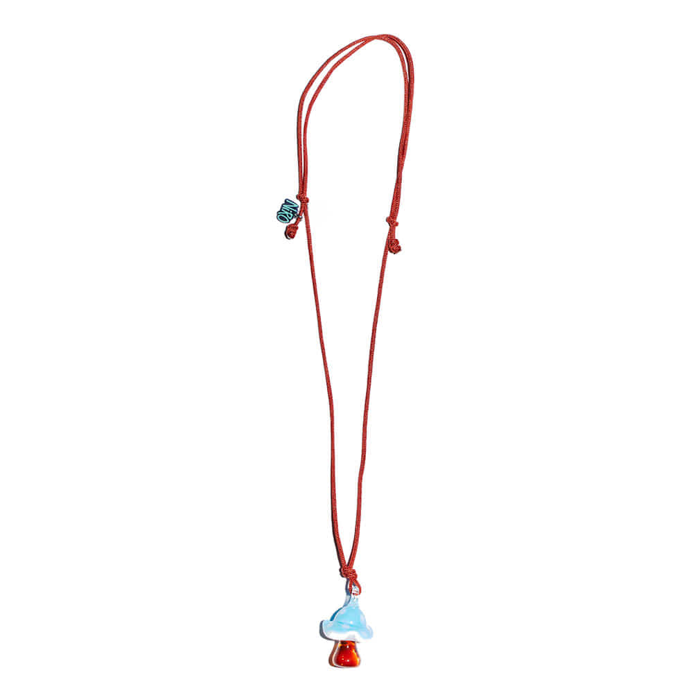 iLOVE MUSHROOM NECKLACE(POLY STRAP) #104
