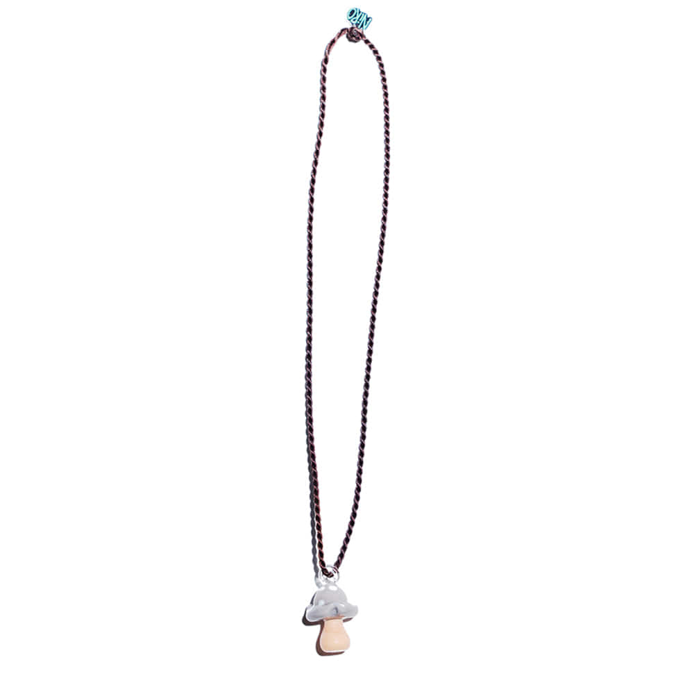 iLOVE MUSHROOM NECKLACE(POLY TWiST STRAP) #105