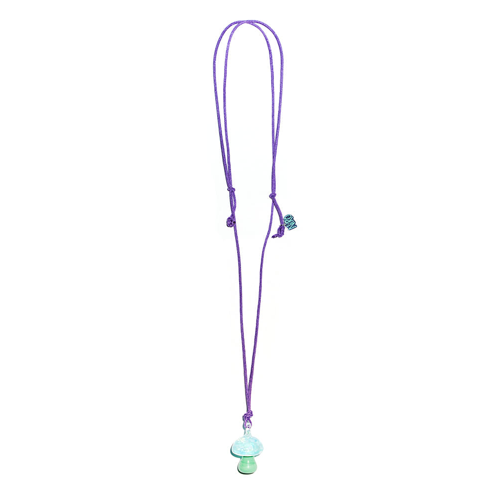 iLOVE MUSHROOM NECKLACE(POLY STRAP) #104