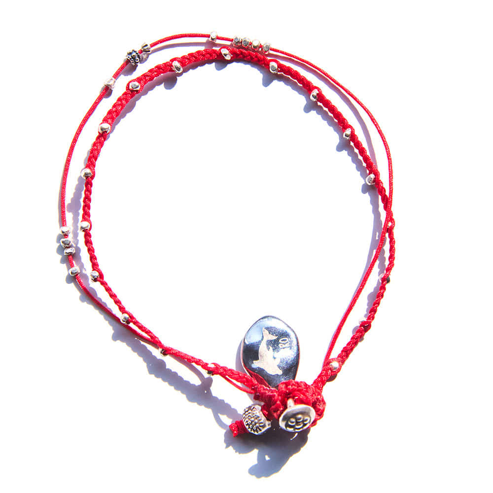 CAREN SiLVER DOLPHiN BRACELET #121