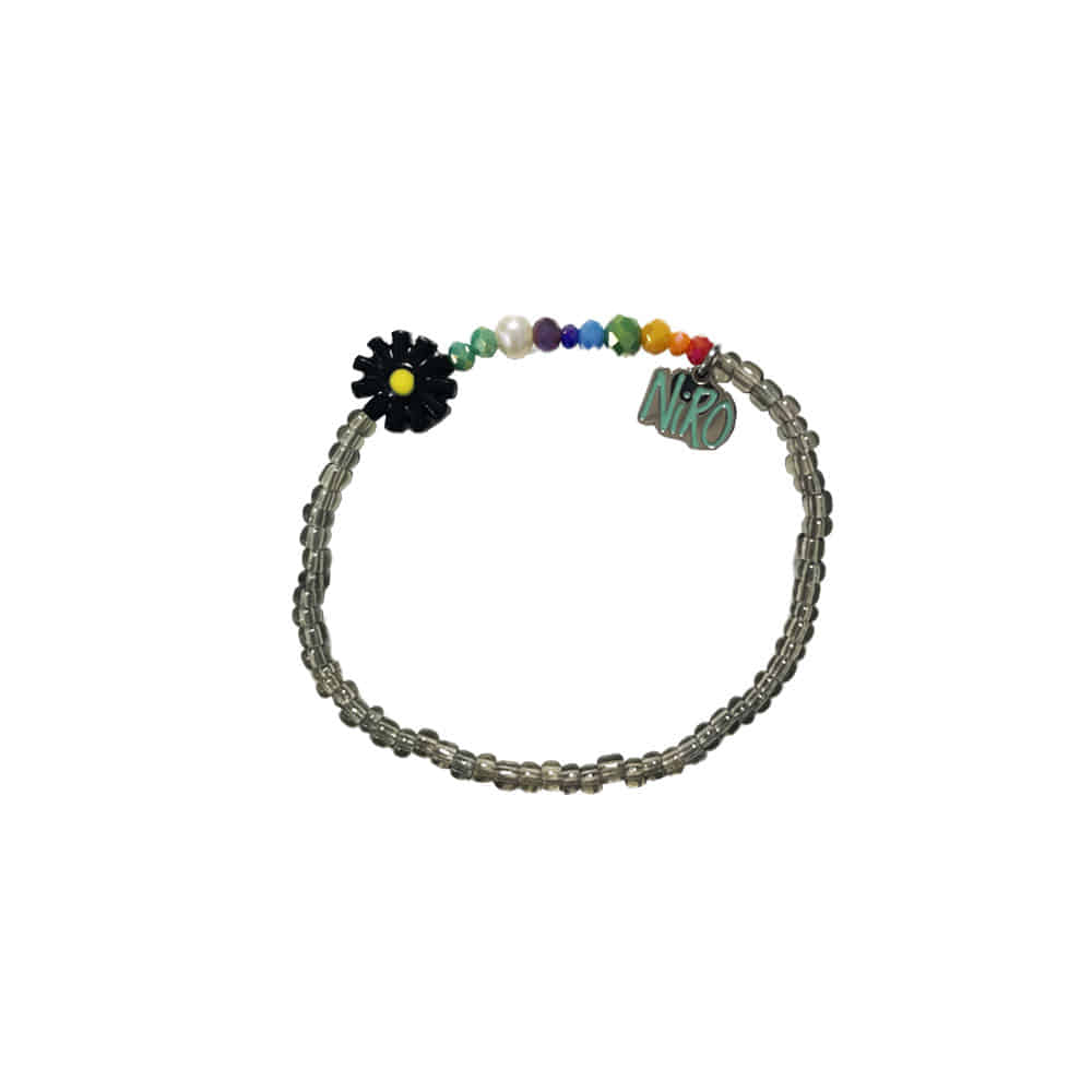 RAiNBOW DAiSY BEADS BRACELET #61