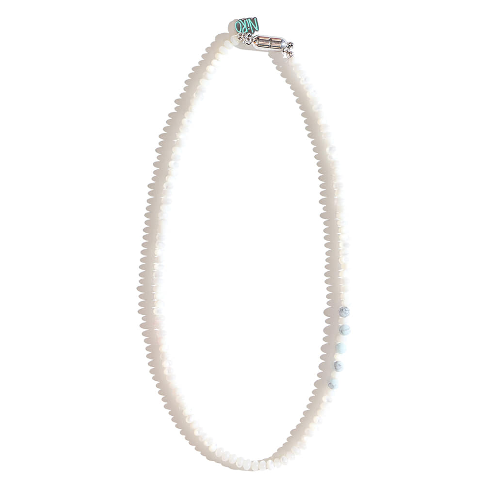 ネックレス・ペンダント [NIRO] TURQUOiSE BLUE POiNT MOTHER OF PEARL NECKLACE #109 TURQUOiSE BLUE POiNT MOTHER OF PEARL NECKLACE #109